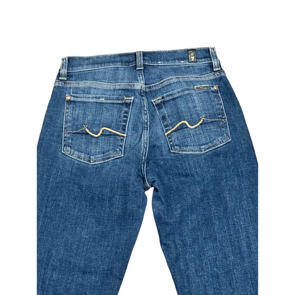 NWT 7 For All Mankind Josefina High Rise Jeans Blue Women's Size 23 - Picture 3 of 12